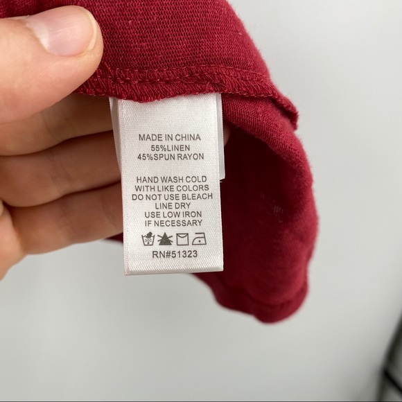 1. State- Twist Strap Linen Blend Tank - Picture 5 of 6